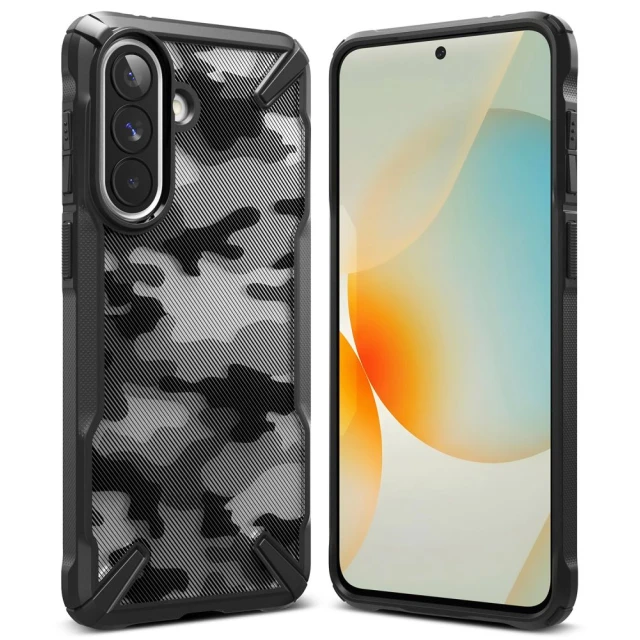 Чохол Ringke Fusion X для Samsung Galaxy A57 5G Camo Black (8800328818071)