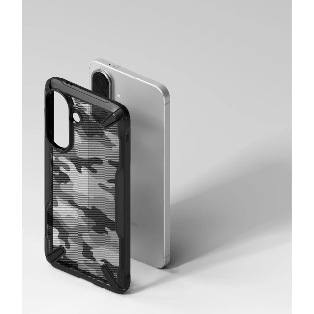 Чохол Ringke Fusion X для Samsung Galaxy A57 5G Camo Black (8800328818071)