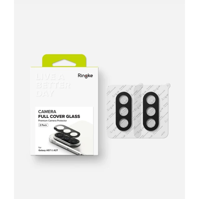 Захисне скло для камери Ringke Camera Full Cover для Samsung Galaxy A37 / A57 5G Black (2 pack) (8800328818200)