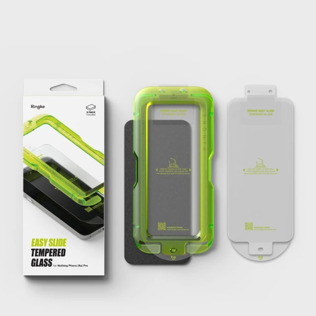Захисне скло Ringke Easy Slide для Nothing Phone 4A Pro Clear (2 pack) (8800328818897)