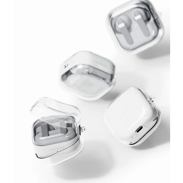 Чохол Ringke Air для Galaxy Buds 4 / 4 Pro Clear/Black (8800328818903)