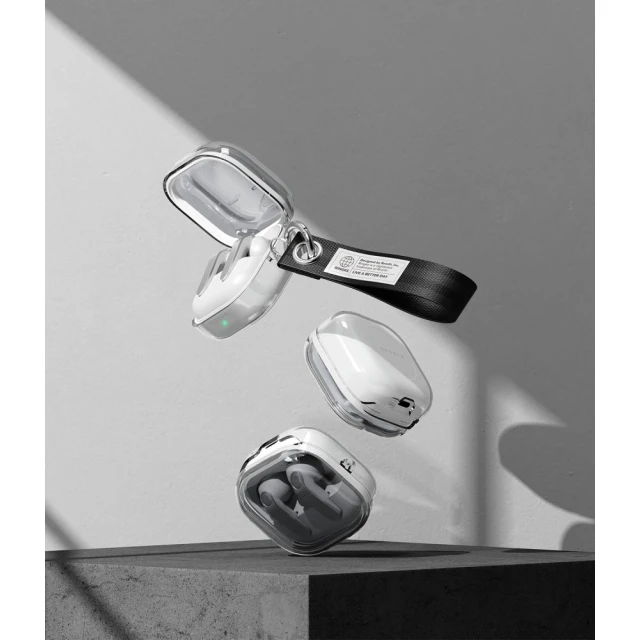 Чохол Ringke Air для Galaxy Buds 4 / 4 Pro Clear/Black (8800328818903)