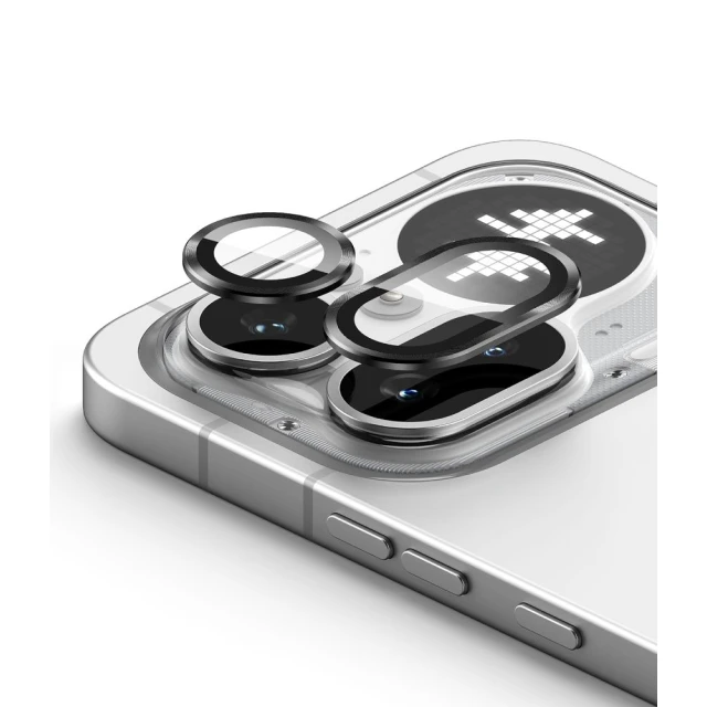 Захисне скло для камери Ringke Camera Frame Protector для Nothing Phone 4A Pro чорний (2 pack) (8800328819047)