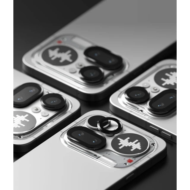Захисне скло для камери Ringke Camera Frame Protector для Nothing Phone 4A Pro чорний (2 pack) (8800328819047)