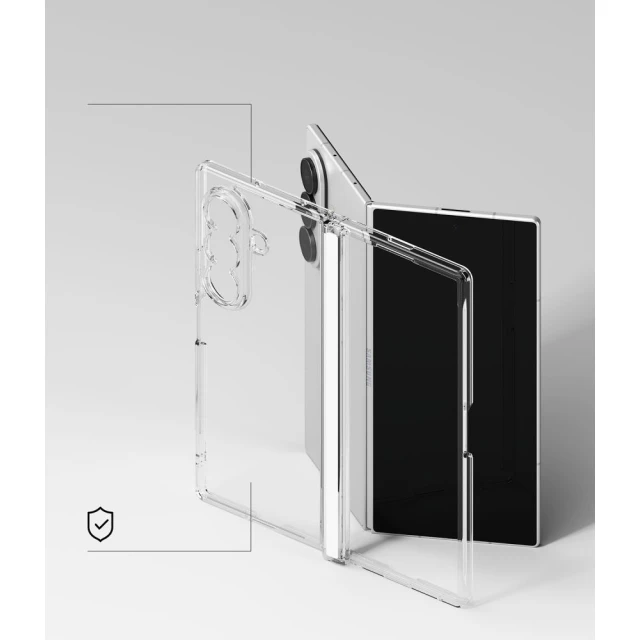 Чехол Ringke Fusion Flap для Samsung Galaxy Fold 8 Ultra Clear (8800328819313)