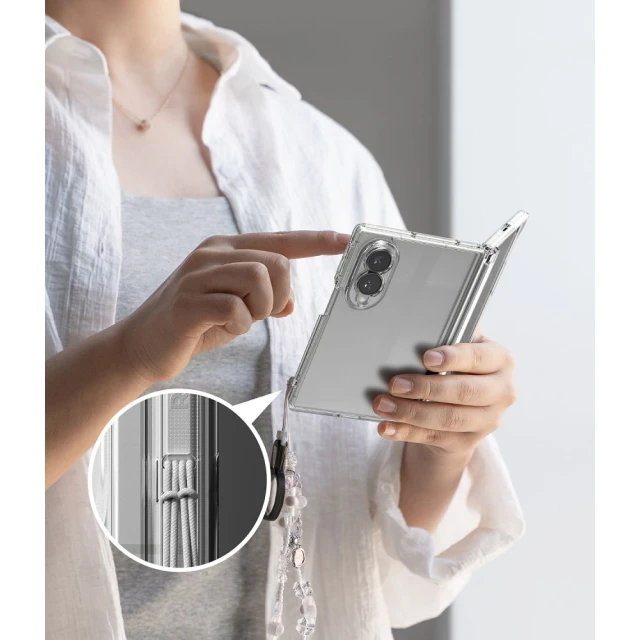 Чохол Ringke Fusion Flap для Samsung Galaxy Fold 8 Clear (8800328819351)