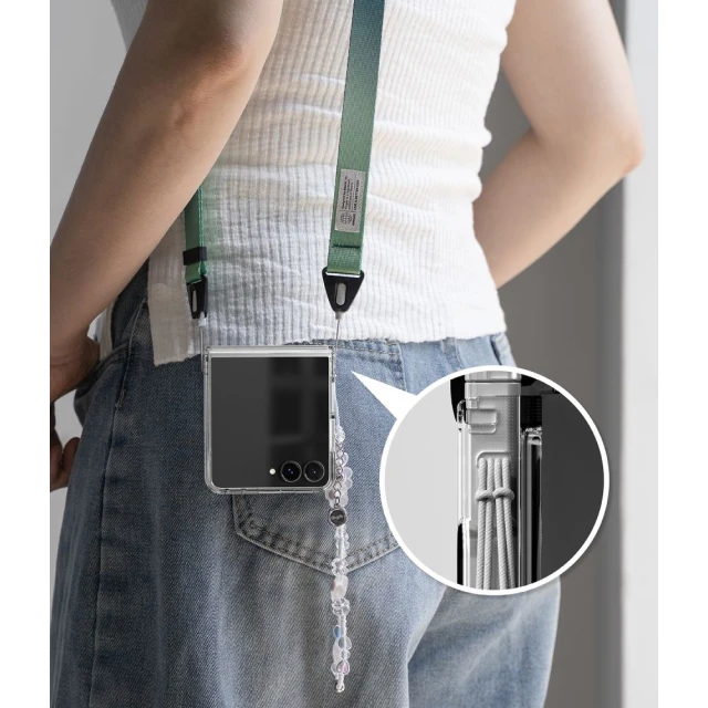 Чохол Ringke Fusion Flap для Samsung Galaxy Flip 8 Clear (8800328819399)