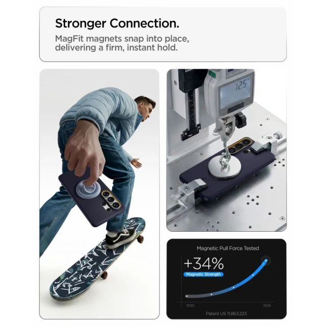 Чохол Spigen Nano Pop Mag для Samsung Galaxy S26 Ultra Blue with MagSafe (ACS11037)