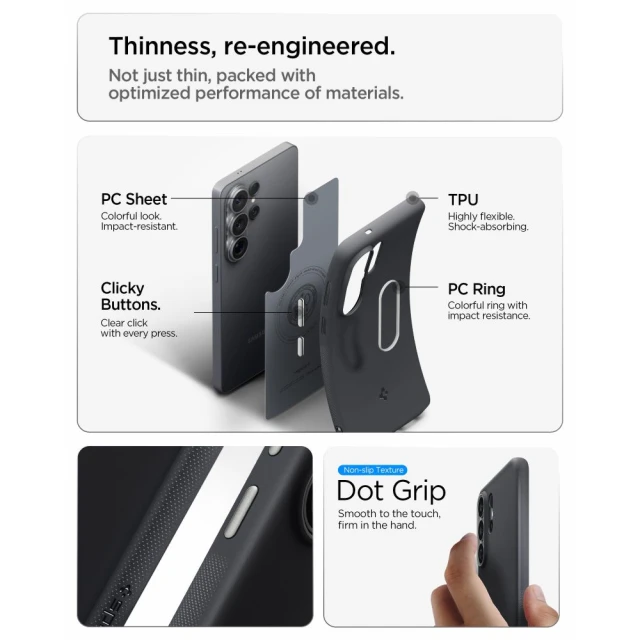 Чохол Spigen Nano Pop Mag для Samsung Galaxy S26 Ultra Black Sesame with MagSafe (ACS11038)