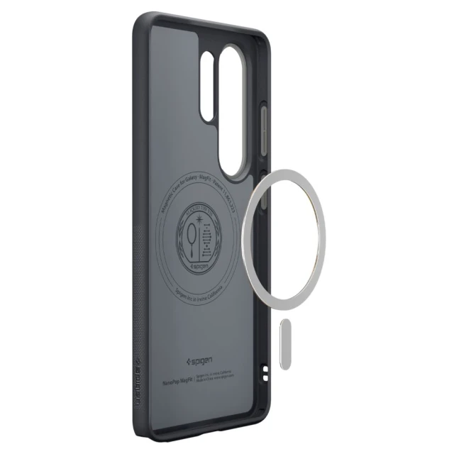 Чохол Spigen Nano Pop Mag для Samsung Galaxy S26 Ultra Black Sesame with MagSafe (ACS11038)