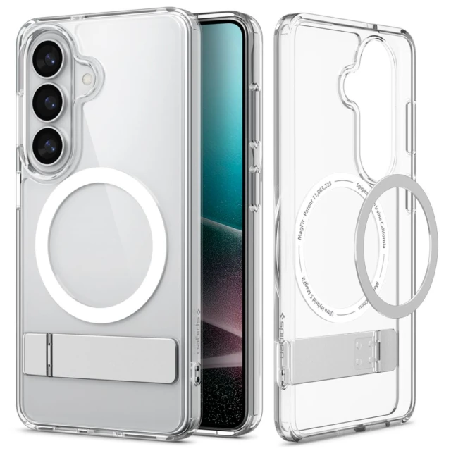 Чохол Spigen Ultra Hybrid S Mag для Samsung Galaxy S26 прозоро-білий with MagSafe (ACS11061)