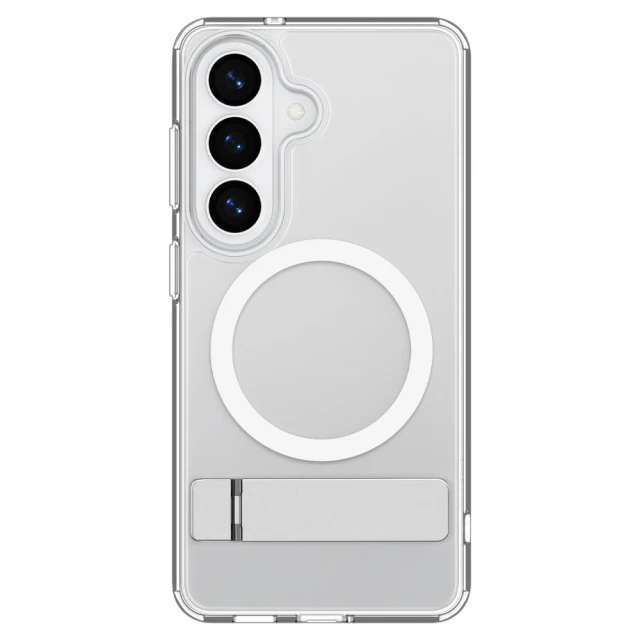 Чохол Spigen Ultra Hybrid S Mag для Samsung Galaxy S26 прозоро-білий with MagSafe (ACS11061)