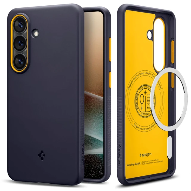 Чохол Spigen Nano Pop Mag для Samsung Galaxy S26 Blueberry Navy with MagSafe (ACS11065)