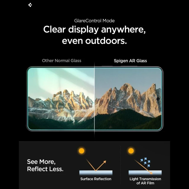Захисне скло Spigen Glas.tR EZ Fit Pro AC Anti Reflection для Samsung Galaxy S26 прозоре (2 pack) (AGL11092)