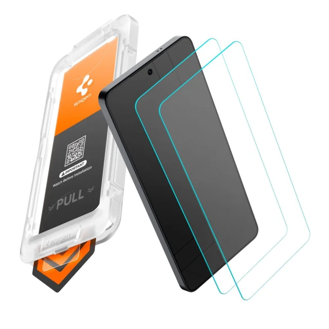 Захисне скло Spigen Glas.tR EZ Fit Pro HD для Samsung Galaxy S26 Clear (2 pack) (AGL11095)