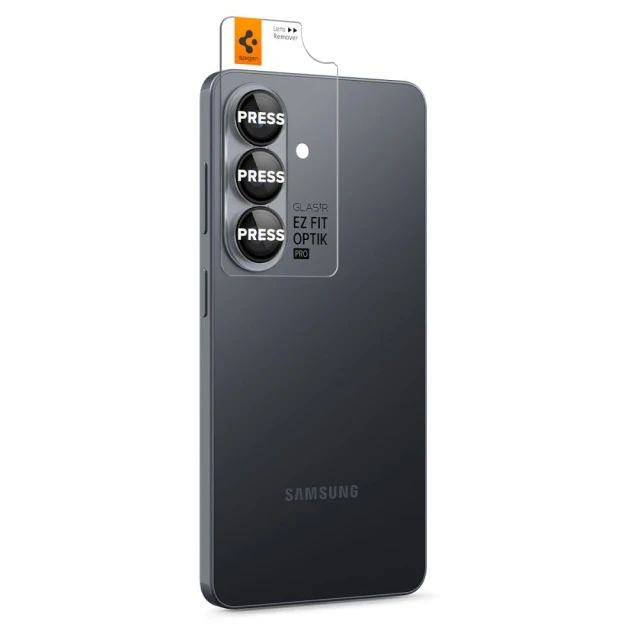Захисне скло для камери Spigen Optik Pro HD Glas.tR EZ Fit Camera Protector для Samsung Galaxy S26 Black (2 pack) (AGL11099)