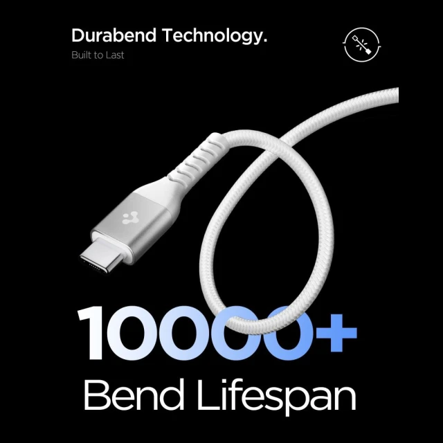 Кабель Spigen Essential Type-C 100W 100cm White (ACA11102)