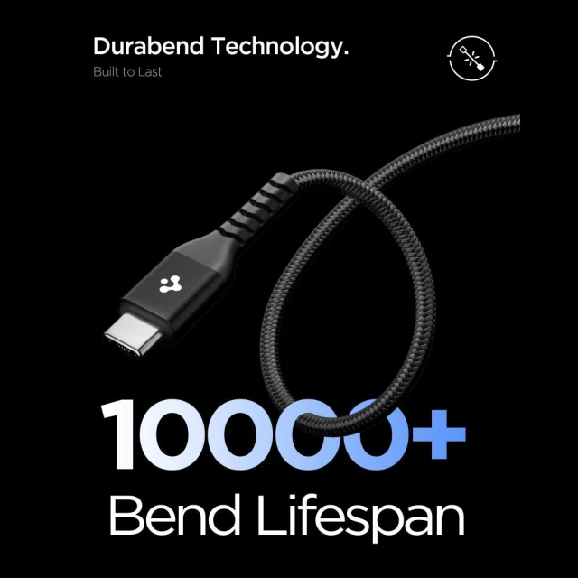 Кабель Spigen Essential Type-C 100W 100cm Black (ACA11103)