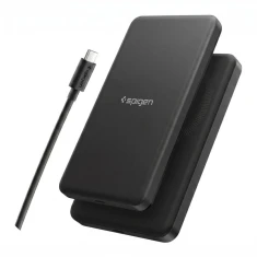 Павербанк Spigen Essential для MagSafe 5000mAh 22.5W Qi2 Black (ABA11104)