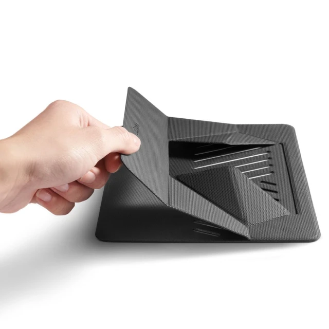 Підставка Spigen LD201-S6 SlimFold для ноутбука Space Grey (AMP11115)