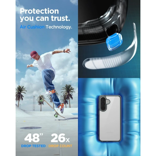 Чохол Spigen Ultra Hybrid для Samsung Galaxy A57 5G Space Crystal (ACS11124)