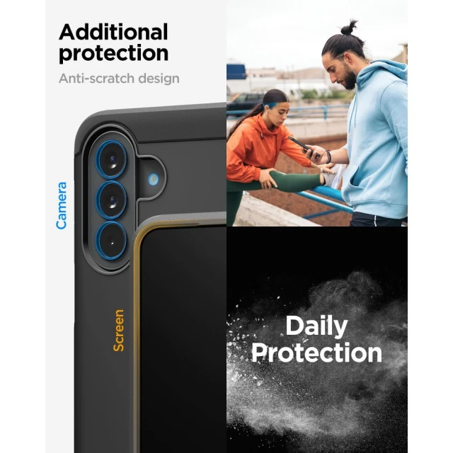 Чехол Spigen Tough Armor для Samsung Galaxy A57 5G Black (ACS11125)