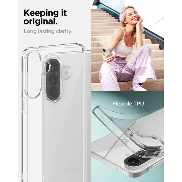 Чохол Spigen Liquid Crystal для Samsung Galaxy A57 5G Crystal Clear (ACS11127)