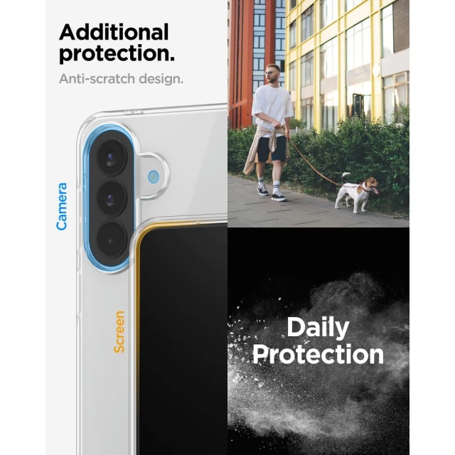Чохол Spigen Liquid Crystal для Samsung Galaxy A57 5G Crystal Clear (ACS11127)