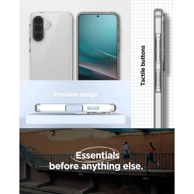 Чохол Spigen Liquid Crystal для Samsung Galaxy A57 5G Crystal Clear (ACS11127)