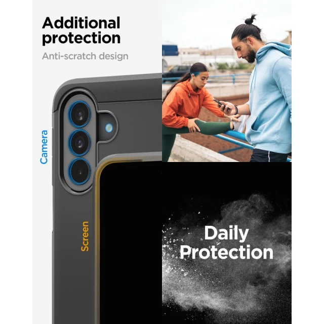 Чехол Spigen Tough Armor для Samsung Galaxy A37 5G Black (ACS11131)