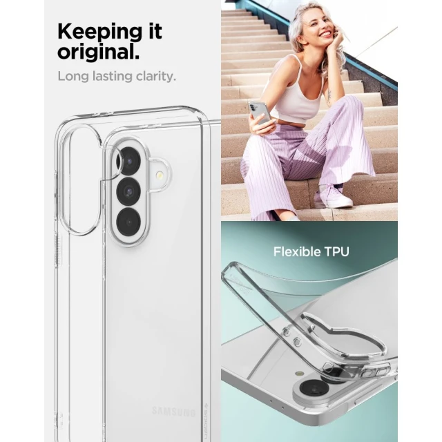 Чохол Spigen Liquid Crystal для Samsung Galaxy A37 5G Crystal Clear (ACS11132)