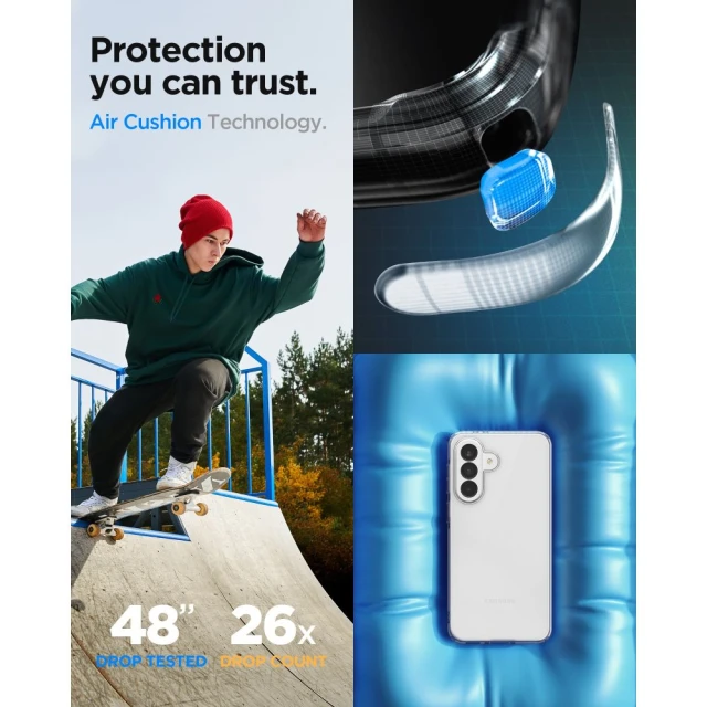 Чохол Spigen Liquid Crystal для Samsung Galaxy A37 5G Crystal Clear (ACS11132)