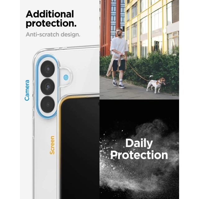 Чохол Spigen Liquid Crystal для Samsung Galaxy A37 5G Crystal Clear (ACS11132)