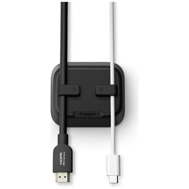 Органайзер магнітний для кабелів Spigen Magnetic Cable Holder Black (APP11145)