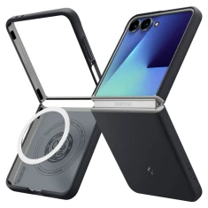 Чохол Spigen Nano Pop Mag для Samsung Galaxy Flip7 (F766) Black Sesame with MagSafe (ACS11158)