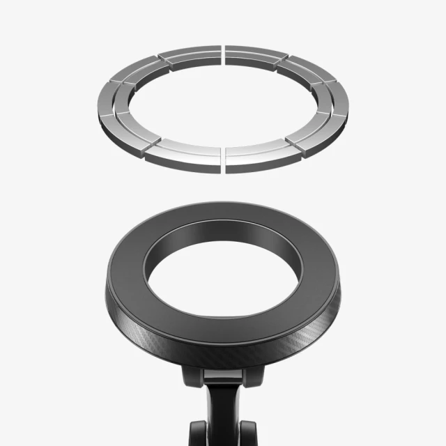 Автотримач Spigen MFT36 Vacuumlock Magnetic Dashboard Car Mount Black with MagSafe (ACP11172)