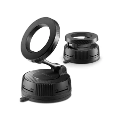 Автотримач Spigen MFT36 Vacuumlock Magnetic Dashboard Car Mount Black with MagSafe (ACP11172)