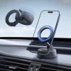 Автотримач Spigen MFT36 Vacuumlock Magnetic Dashboard Car Mount Black with MagSafe (ACP11172)