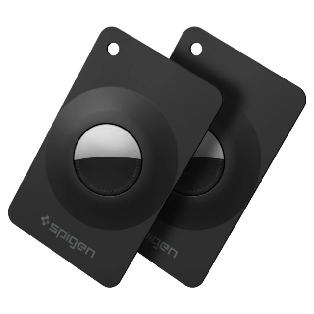 Чохол Spigen Airfit 2 для Apple AirTag 1 / 2 Black (2 pack) (ACS11199)