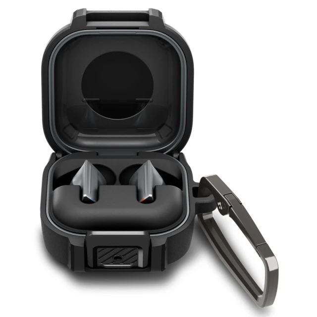 Чохол для навушників Spigen Lock Fit для Samsung Galaxy Buds 4 / 4 Pro Matte Black (ACS11202)