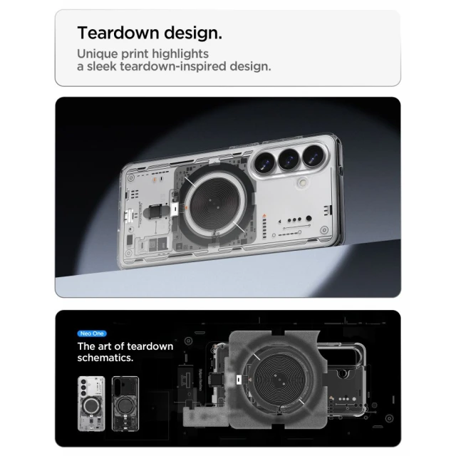 Чохол Spigen Ultra Hybrid Mag для Samsung Galaxy S26 Neo One прозорий with MagSafe (ACS11218)