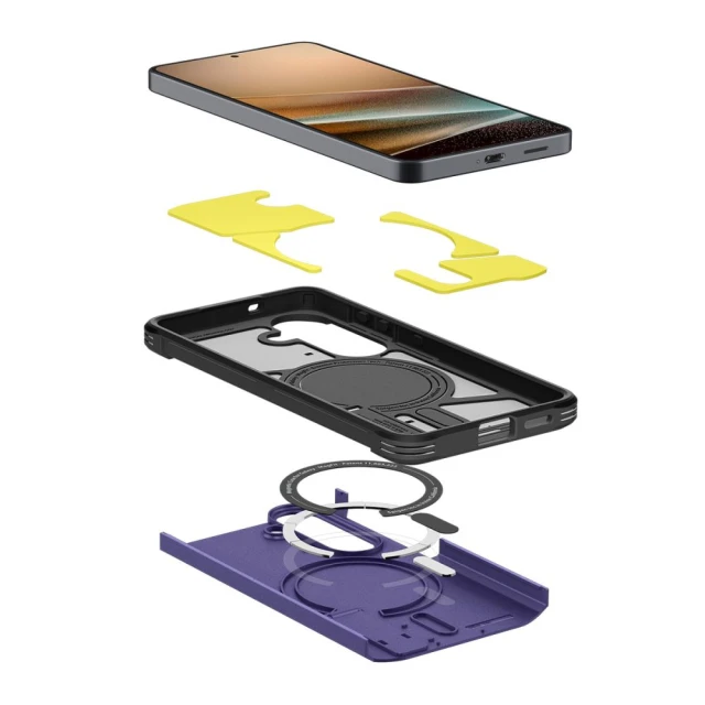 Чохол Spigen Tough Armor Mag для Samsung Galaxy S26 фіолетовий with MagSafe (ACS11221)