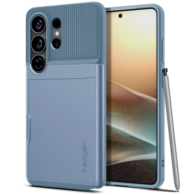 Чохол Spigen Slim Armor CS для Samsung Galaxy S26 Ultra синій (ACS11225)