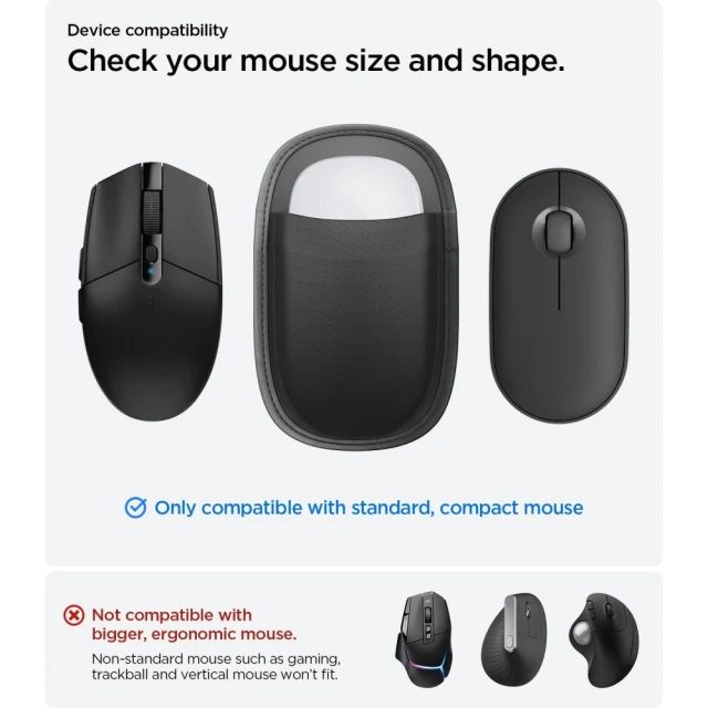 Чохол Spigen LD220 Mouse Sleeve Black (APP11227)