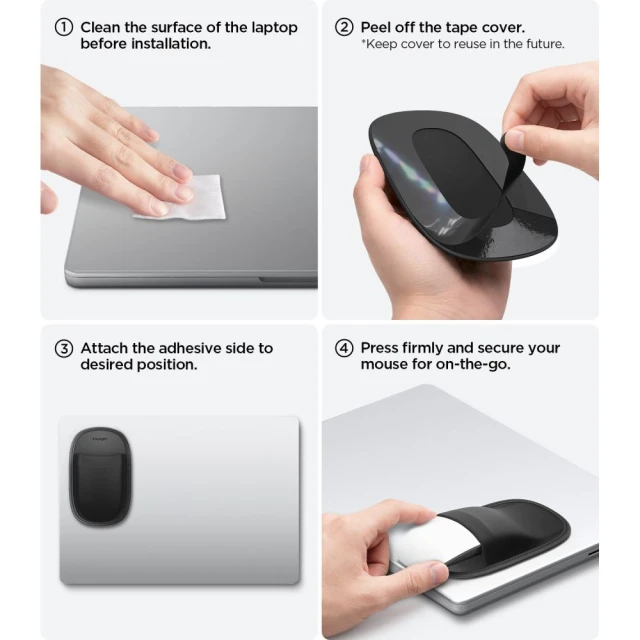 Чохол Spigen LD220 Mouse Sleeve Black (APP11227)
