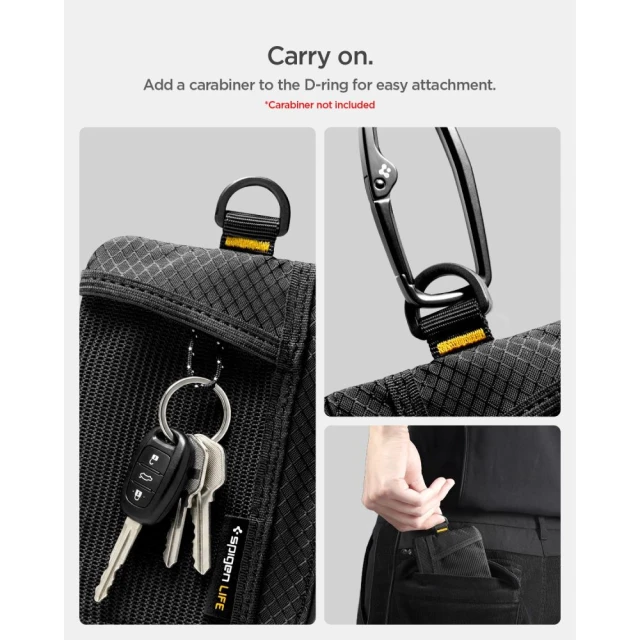 Кардхолдер Spigen LF300 Soft RFID Black (AFA11229)