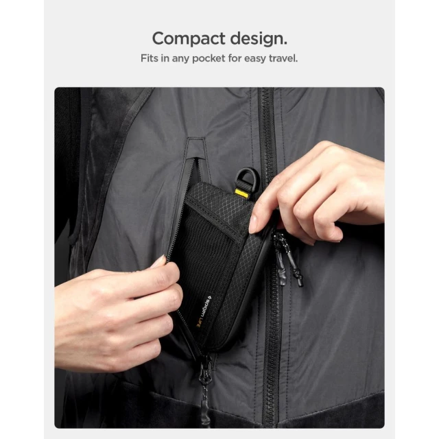 Кардхолдер Spigen LF300 Soft RFID Black (AFA11229)