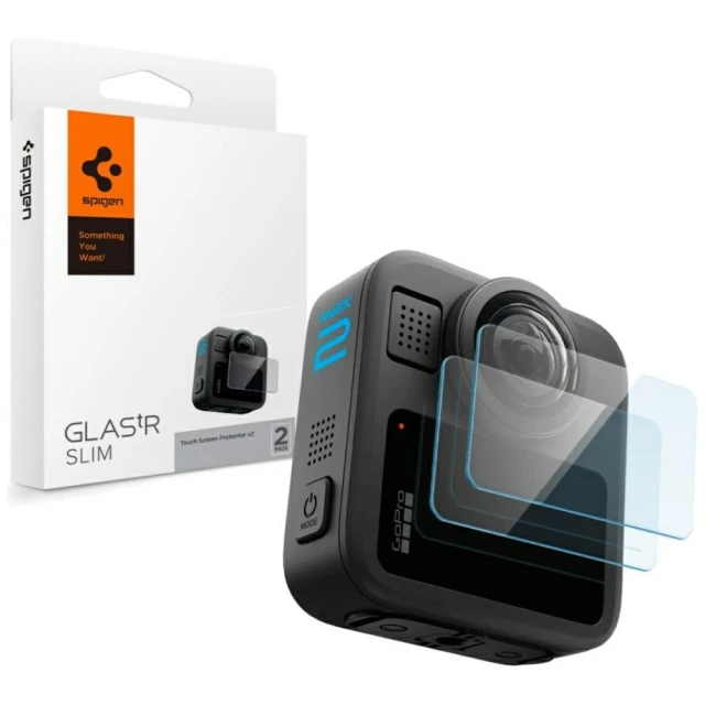 Защитное стекло Spigen Glas.TR Slim для GoPro Max 2 (2 pack) (AGL11230)
