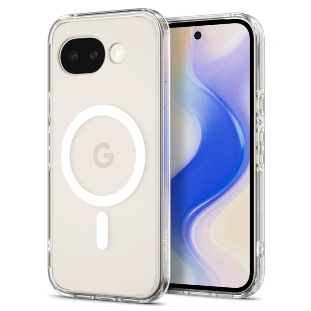 Чохол Spigen Ultra Hybrid Mag для Google Pixel 10a Clear-White with MagSafe (ACS11276)