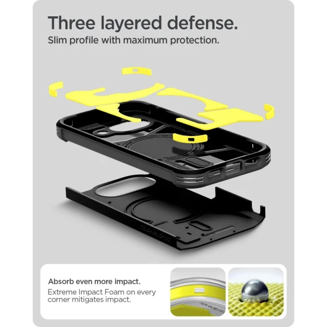 Чохол Spigen Tough Armor Mag для Google Pixel 10a Black with MagSafe (ACS11280)